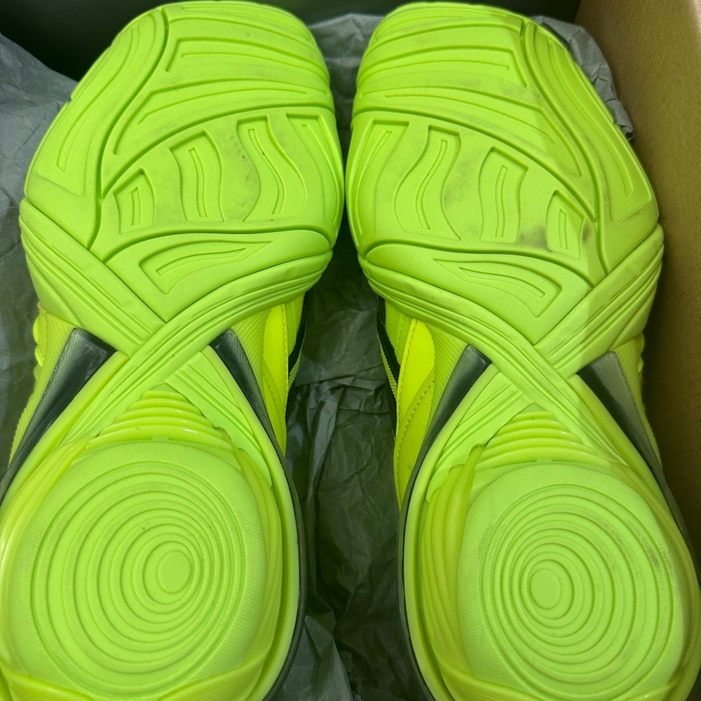 Balenciaga Wmns Tyrex Fluo Yellow Sneakers Size 6 - Picture 5 of 9